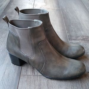 ECCO SZ 39 8-8.5 Women Sartorelle Chelsea Boot Gray-Green